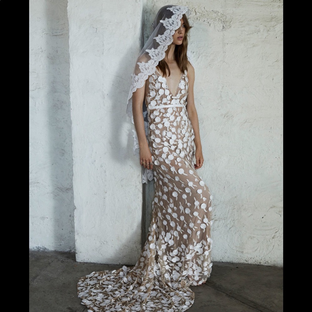 For Love and Lemons wedding gown.